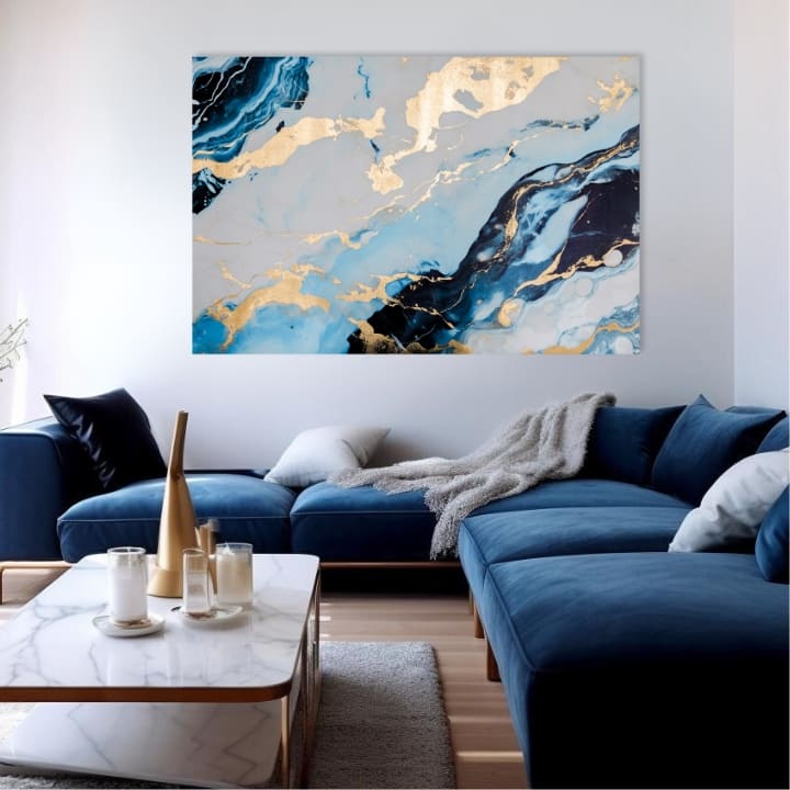 Atingere de aur pe pânză Simfonia oceanică