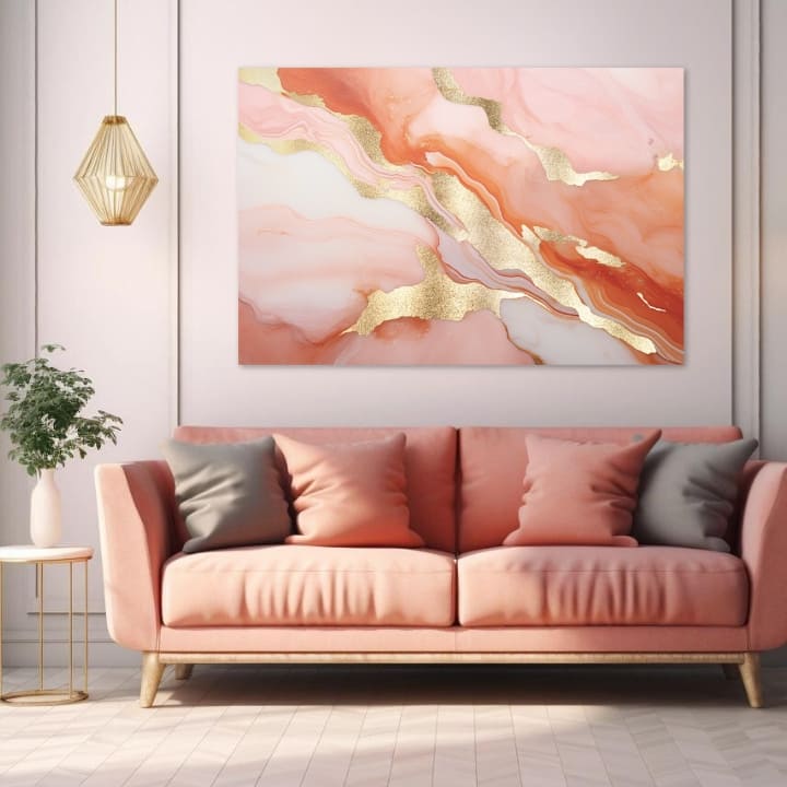 Atingere de aur pe panza Reflexii ale soarelui de dimineață