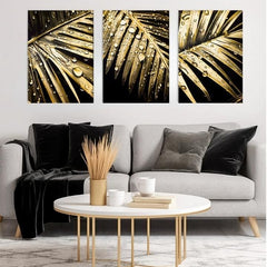 Golden touch pe panza Secretul naturii 120x60 cm