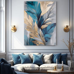 Atingere de aur pe panza Pene cerești