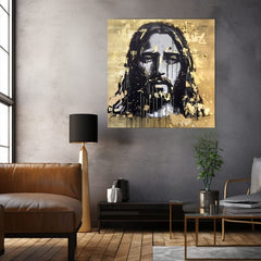 Atingerea de aur pe pânză Privire cerească