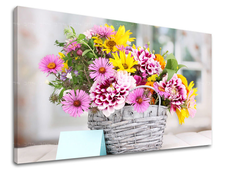 Pictură murală FLOWERS 40x60 cm