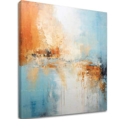 Tablouri din Fuzz de piersici Dimineața trezirea 100x100 cm