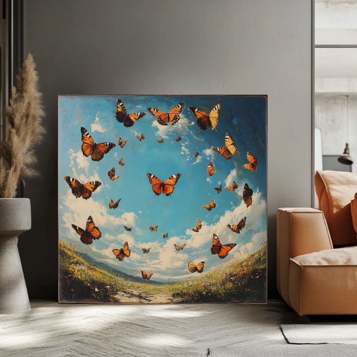 Imagine Circle of Butterflies - armonie în natură