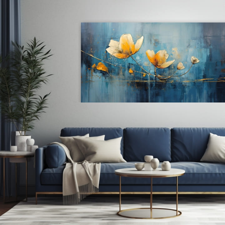 Eleganță atemporală pe pânză Atingere de aur de bucurie