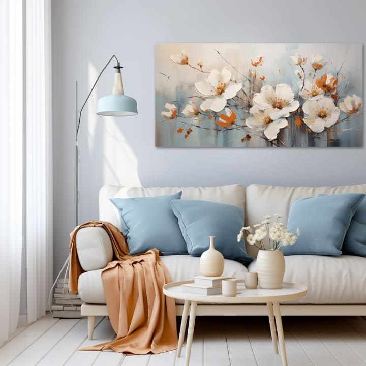 Peach Fuzz Picturi Harmony in Bloom