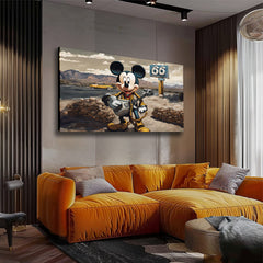 Imaginea pe pânză - Chitaristul Mickey Mouse