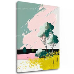 Peisaj pe pânză Plimbare romantică