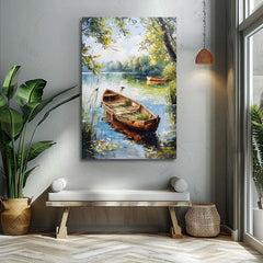 Peisaj pictură pe pânză Lone Rider