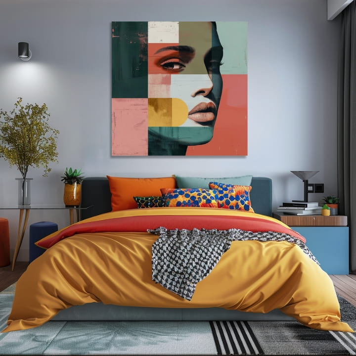 Imagine elegantă a viziunii unei femei asupra lumii