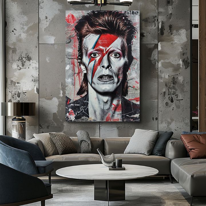 David Bowie - Icoană a muzicii și a stilului 60x90 cm
