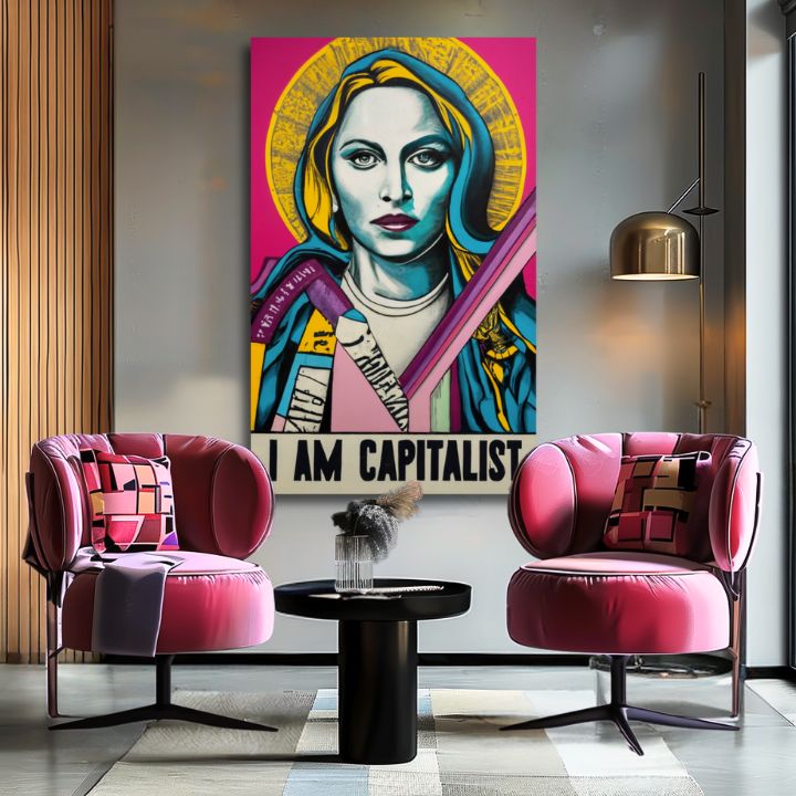 Madonna pictură pe pânză - Pop Revolution