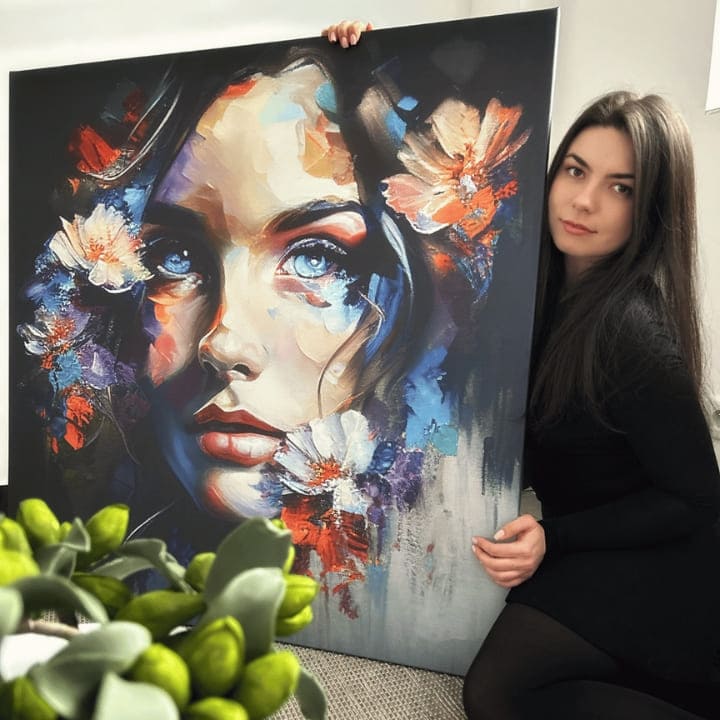 Decorațiuni de design pe pânză Cerul în ochi Reducere 30 % 70x70 cm