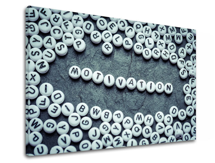 Pictură murală motivațională MOTIVATION 60x90 cm