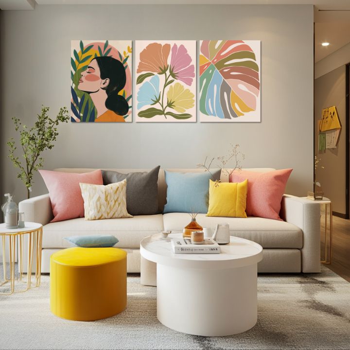 Imaginea pe pânză - respirație de culori