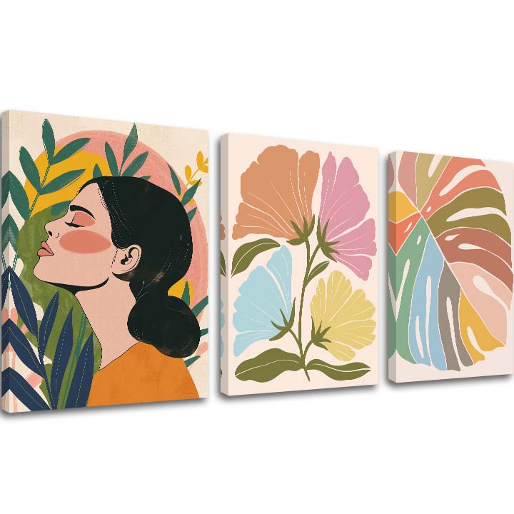 Imaginea pe pânză - respirație de culori