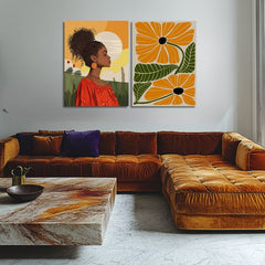 Imaginea pe pânză - Song of the poppy field