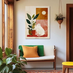 Imaginea pe panza - Cat zen