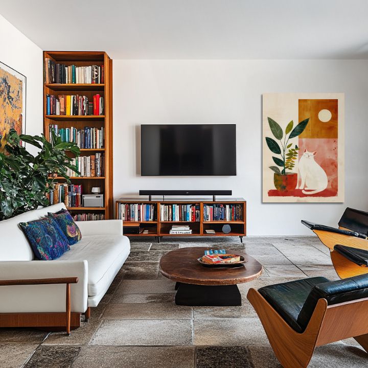 Imaginea pe panza - Cat zen