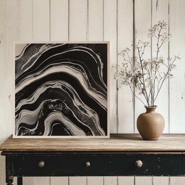 Imaginea pe lemn - Rune ale curenților marini