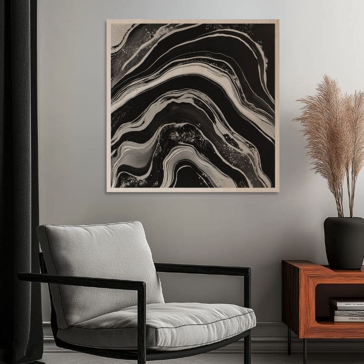 Imaginea pe lemn - Rune ale curenților marini