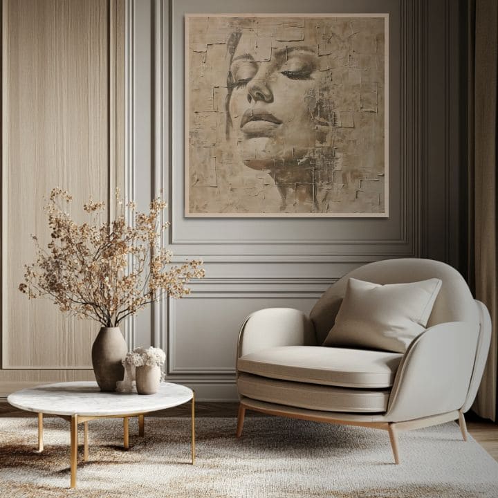 Imagine pe lemn - Față în runele timpului