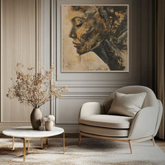 Pictura pe lemn - briza naturii scandinave