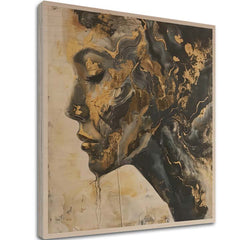 Pictura pe lemn - briza naturii scandinave