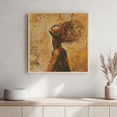 Imagine pe lemn - Soarele din munții nordici