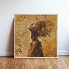 Imagine pe lemn - Soarele din munții nordici