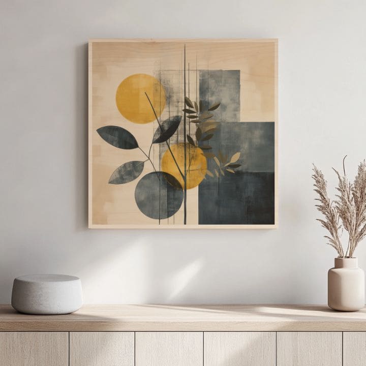 Imagine pe lemn - Pace în simplitate