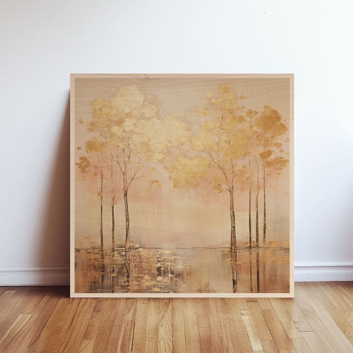 Imagine pe lemn - Țărmurile de aur ale Norvegiei