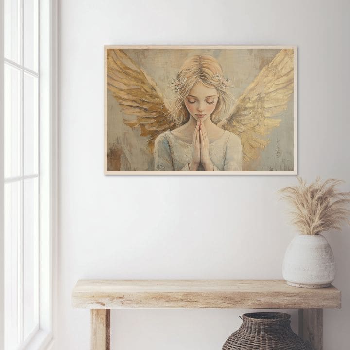 Imagine pe lemn - Mesagerul de aur al paradisului