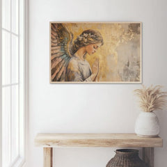 Imagine pe lemn - Gardian al luminii cerești