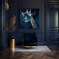 Pictură decorativă pe pânză - PREMIUM ART - Towering Majesty of Giraffe