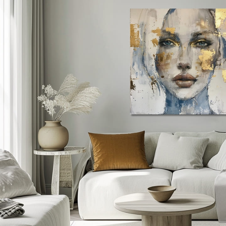 Imagine elegantă a unei femei Privire pătrunzătoare