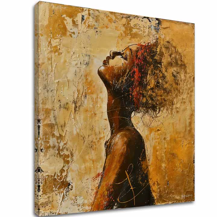 Imagine elegantă a unei femei Ascunsă în gânduri