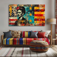 Imagine FRIDA KAHLO - Referință culturală | 100% pictură acrilică originală