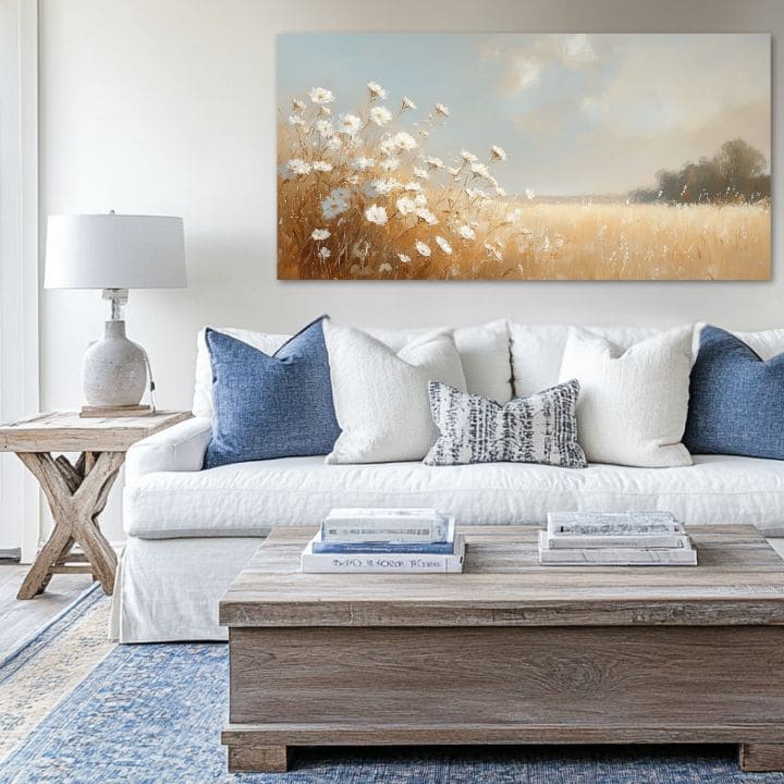 Delicatețea unei dimineți de vară | 100% original pictat în acrilic