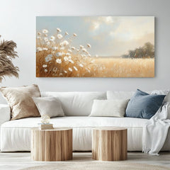 Delicatețea unei dimineți de vară | 100% original pictat în acrilic