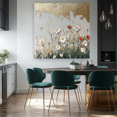 Pictura atingere de aur a naturii | 100% original acrilic pictat