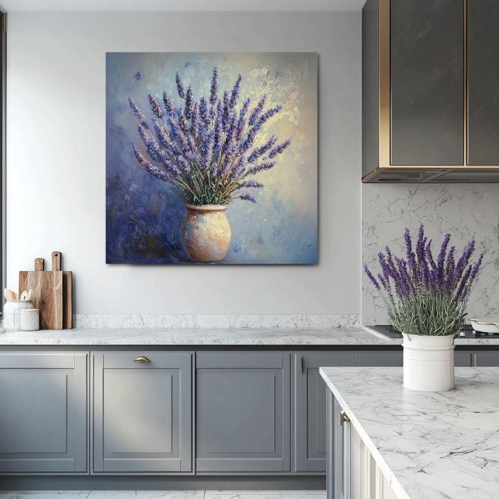 Pictură Vis lavanda | Cameră provensală | Acrilic detalii