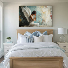 Tablouri de îngeri Iertare | 100% original acrilic pictat