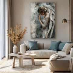 Tablouri cu îngeri Suflet liniștit | 100% original acrilic pictat