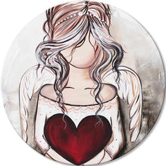 Tablouri rotunde cu acrilic Cadou din cer