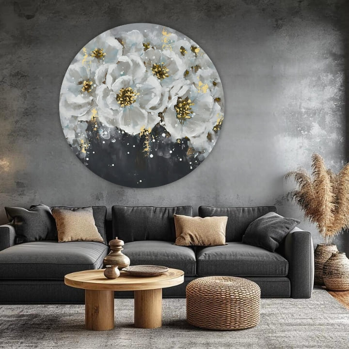 Picturi rotunde cu acrilic Dans de seară