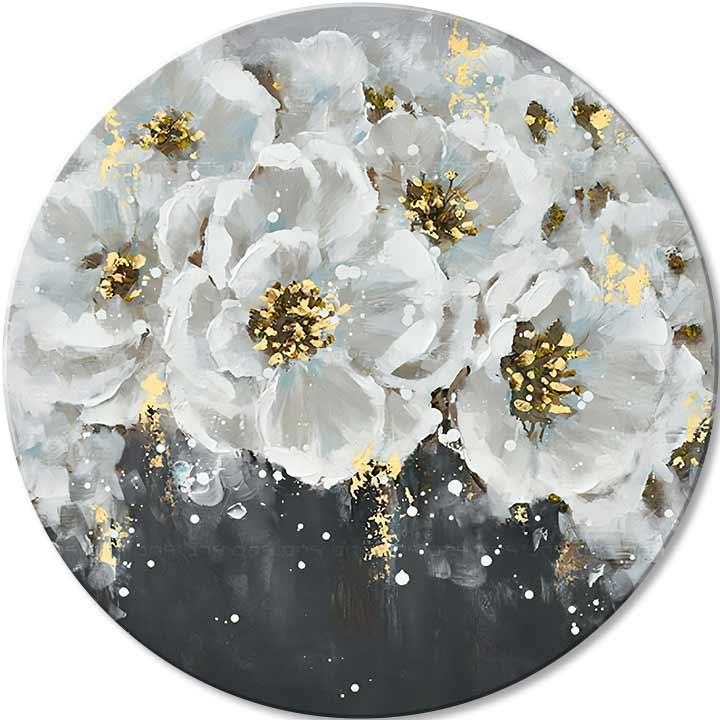 Picturi rotunde cu acrilic Dans de seară