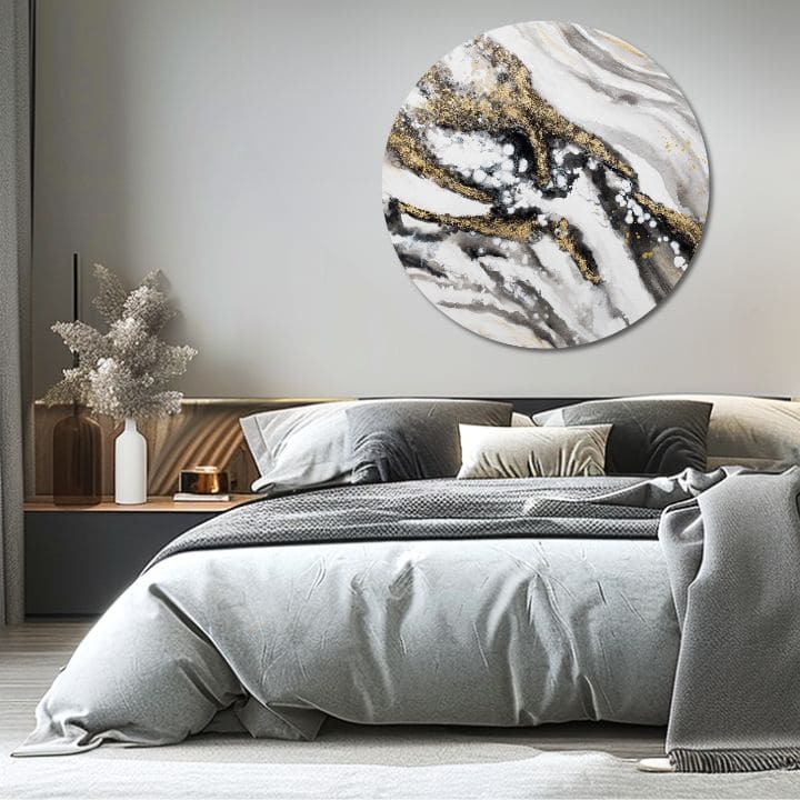 Tablou pictat rotund Povestea Pământului