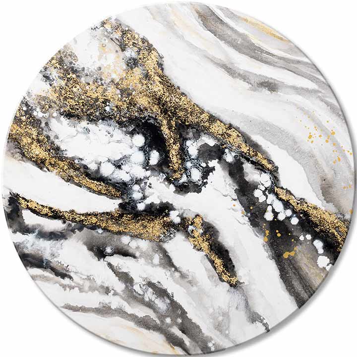 Tablou pictat rotund Povestea Pământului