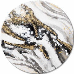 Tablou pictat rotund Povestea Pământului